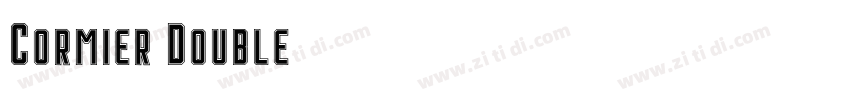 Cormier Double字体转换